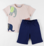 Arthur et Zoe Pyjama MC imprimé éléphant kids de Noukies