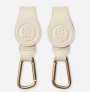 Arthur et Zoe Crochets en métal pour poussette 'Stroller Hooks' de Cloby (Beige)